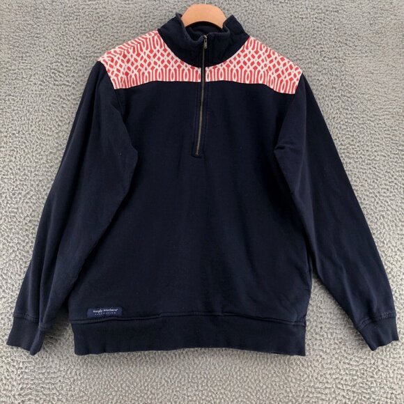 Simply Southern Sweatshirt Womens Extra Small Navy 1/4 Zip Pullover Long Sleeve* - Picture 1 of 10